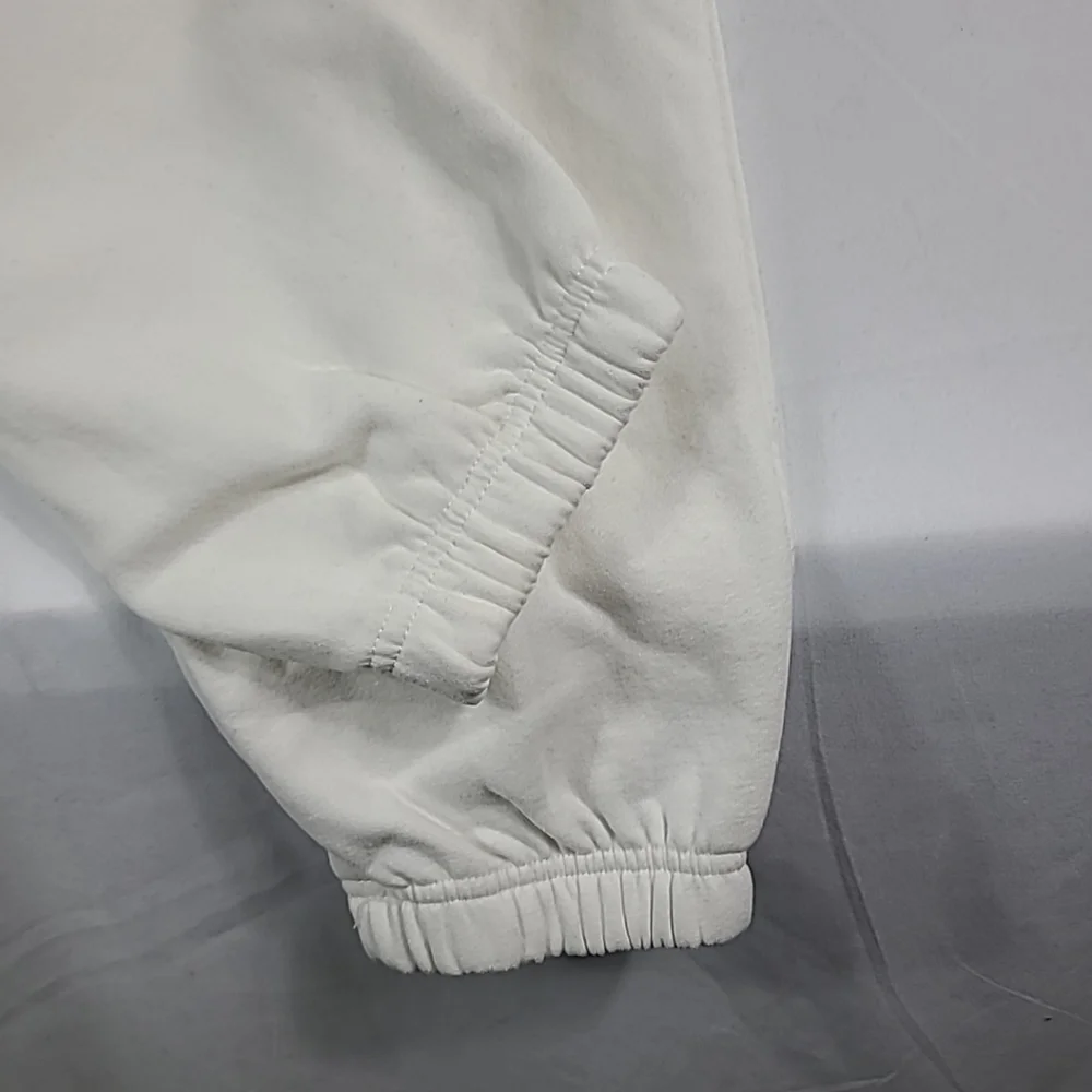 NEW Garage Women's UltraFleece Boyfriend Jogger Snow White Sweatpants Sz S $60 - Picture 4 of 7